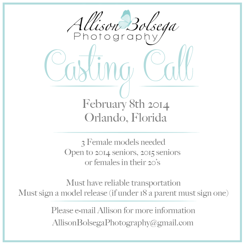 Casting Call | Orlando Photographer